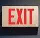 Exit sign
