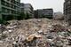 Buildings levelled in the Sichuan earthquake, Dujiangyan, Sichuan, China, May 18 2008